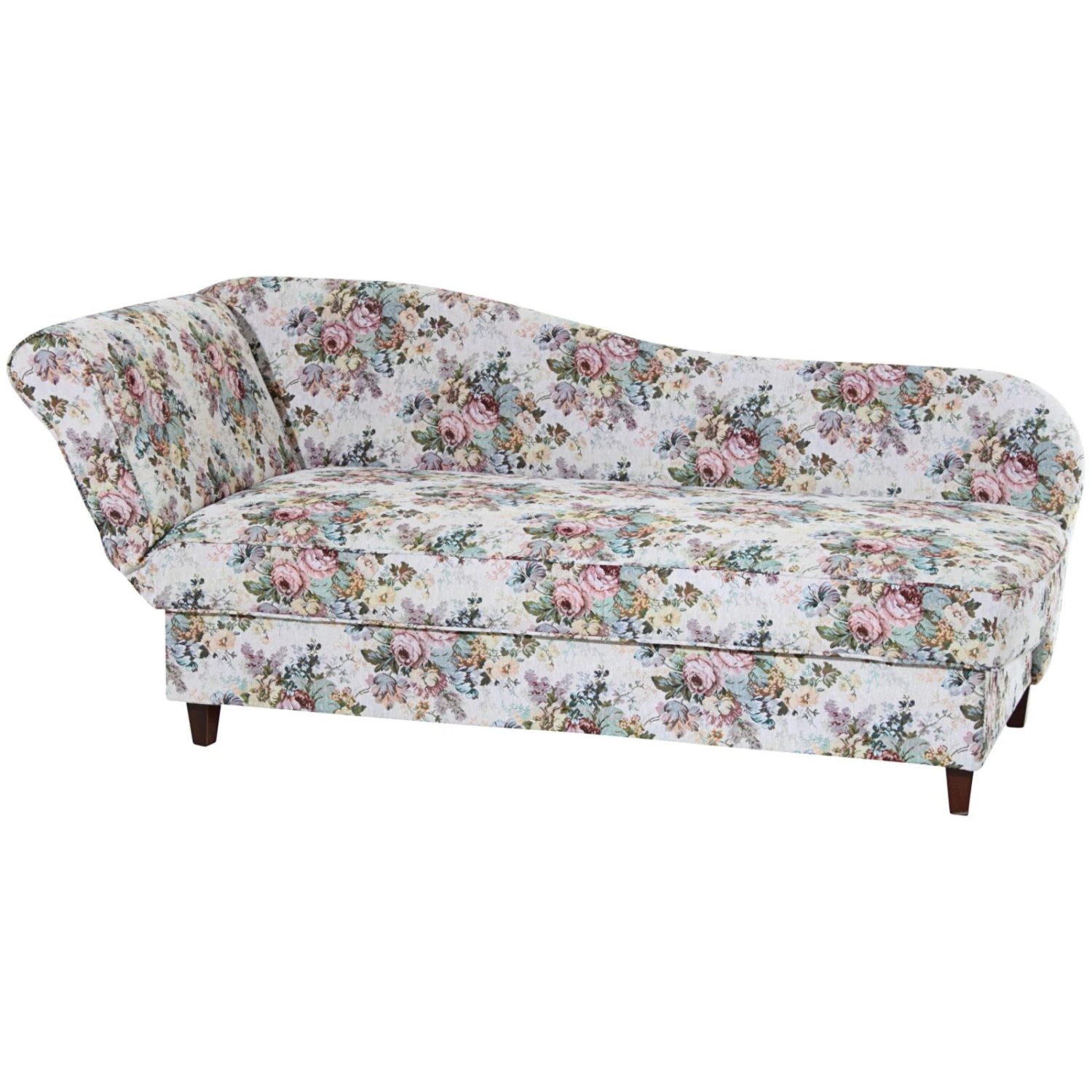 Max Winzer Recamiere - Floral - rosé - Flachgewebe - mit Staukasten 2 Max Winzer Recamiere - Floral - rosé - Flachgewebe - mit Staukasten – Bild 2