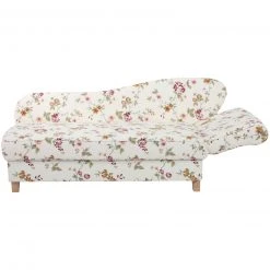 Max Winzer Recamiere - Floral - weiß - Flachgewebe - mit Staukasten -Wohnzimmer Verkäufe 9003110200 03 1600Wx1600H