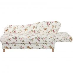 Max Winzer Recamiere - Floral - weiß - Flachgewebe - mit Staukasten -Wohnzimmer Verkäufe 9003110200 04 1600Wx1600H