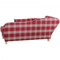 Max Winzer Recamiere - rot-weiß kariert - mit Staukasten -Wohnzimmer Verkäufe 9003110300 03 1600Wx1600H