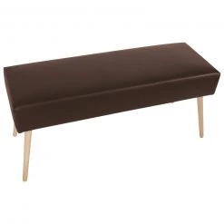 Max Winzer Sitzbank - braun - Buche massiv - Kunstleder -Wohnzimmer Verkäufe 9003110500 03 1600Wx1600H