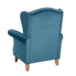 Max Winzer Ohrenbackensessel - petrol - Samtvelours - mit Kissen -Wohnzimmer Verkäufe 9003121300 03 1600Wx1600H