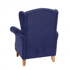 Max Winzer Ohrenbackensessel - blau - Veloursstoff - mit Kissen -Wohnzimmer Verkäufe 9003122100 03 1600Wx1600H