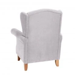 Max Winzer Ohrenbackensessel - silber - Veloursstoff - mit Kissen -Wohnzimmer Verkäufe 9003122500 03 1600Wx1600H