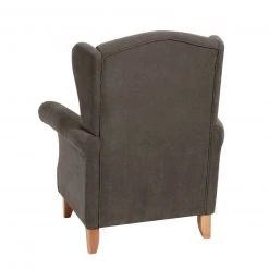 Max Winzer Ohrenbackensessel - stein - Veloursstoff - mit Kissen -Wohnzimmer Verkäufe 9003122800 03 1600Wx1600H