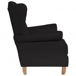 Max Winzer Ohrenbackensessel - schwarz - Kunstleder - mit Kissen -Wohnzimmer Verkäufe 9003123600 03 1600Wx1600H