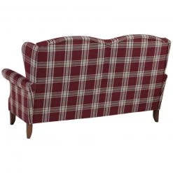 Max Winzer 2,5-Sitzer - rot-kariert - Flachgewebe - mit Kissen -Wohnzimmer Verkäufe 9003124100 04 1600Wx1600H