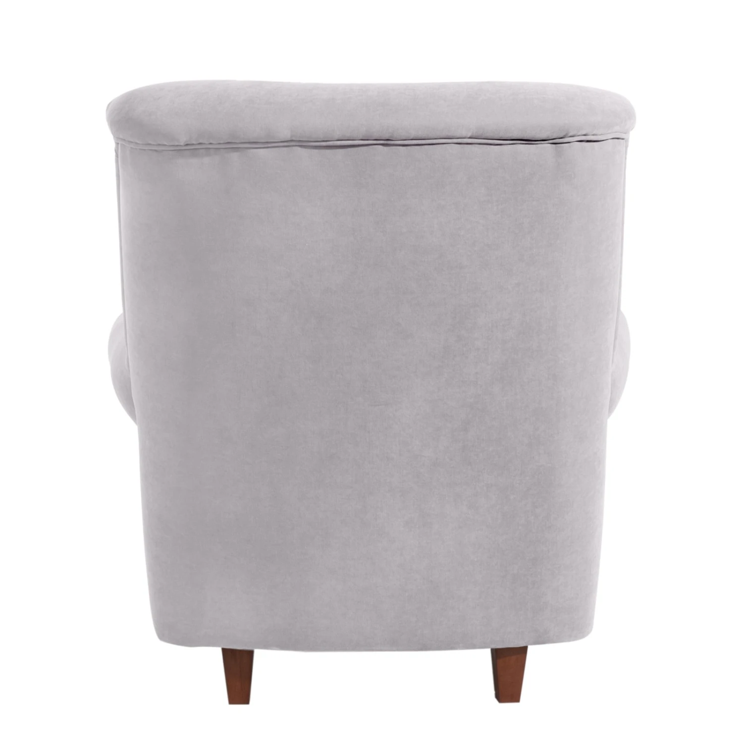 Max Winzer Sessel - silber - Veloursstoff - Massivholz 3 Max Winzer Sessel - silber - Veloursstoff - Massivholz – Bild 3