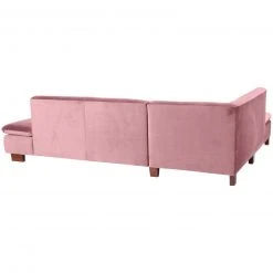 Max Winzer Ecksofa - rose - Samtvelours - klappbare Armlehne -Wohnzimmer Verkäufe 9003139300 03 1600Wx1600H