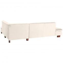Max Winzer Ecksofa - creme - Samtvelours - klappbare Armlehne -Wohnzimmer Verkäufe 9003139500 03 1600Wx1600H
