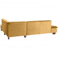 Max Winzer Ecksofa - mais - Samtvelours - klappbare Armlehne -Wohnzimmer Verkäufe 9003140300 03 1600Wx1600H
