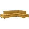 Max Winzer Ecksofa - mais - Veloursstoff - klappbare Armlehne