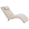 Max Winzer Polsterliege - creme - Leinenoptik - mit Kissen