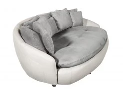 Big-Sofa - grau-weiß - mit Kissen -Wohnzimmer Verkäufe 9003246400 03 1600Wx1600H