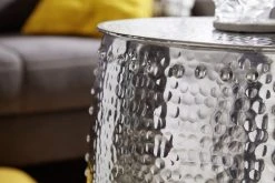 Beistelltisch - silberfarben - Aluminium - 41,5 cm breit -Wohnzimmer Verkäufe 9003290100 04 1600Wx1600H