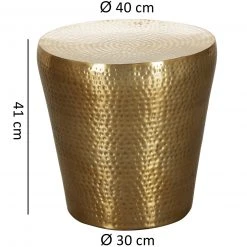 Beistelltisch - goldfarben - Aluminium -Wohnzimmer Verkäufe 9003292800 03 1600Wx1600H