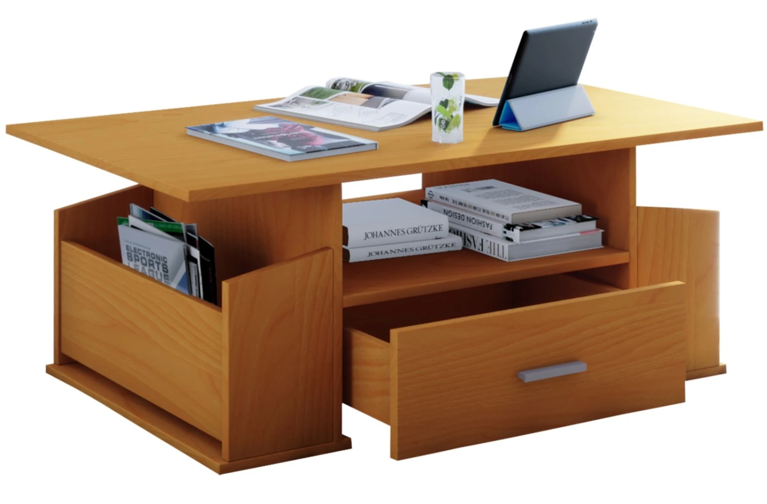 Couchtisch JUNATA - Buche - 110 cm breit 5 Couchtisch JUNATA - Buche - 110 cm breit – Bild 5