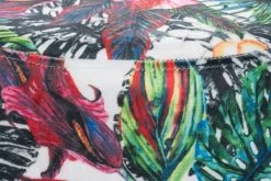 Polsterhocker NOVALIE - multicolor-gold - Pflanzen - Ø 37,5 cm -Wohnzimmer Verkäufe 9003377600 03 1600Wx1600H