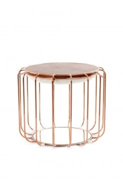 Tisch-Hocker COMFORTABLE - beige-rose - Metall 8 Tisch-Hocker COMFORTABLE - beige-rose - Metall -Wohnzimmer Verkäufe 9003394100 04 1600Wx1600H