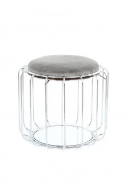 Tisch-Hocker COMFORTABLE - grau-silber - Metall -Wohnzimmer Verkäufe 9003394600 09 1600Wx1600H