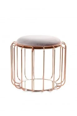 Tisch-Hocker COMFORTABLE - hellviolett-rose - Metall