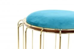 Tisch-Hocker COMFORTABLE - grün-gold - Metall -Wohnzimmer Verkäufe 9003395200 03 1600Wx1600H