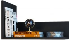 Wandregal BLISA - schwarz - 46 cm breit