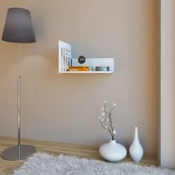 Wandregal BLISA - weiß - 46 cm breit 5 Wandregal BLISA - weiß - 46 cm breit -Wohnzimmer Verkäufe 9003403000 03 1600Wx1600H