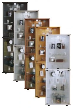 Eckvitrine VECKO MAXI - Buche - 176 cm hoch 7 Eckvitrine VECKO MAXI - Buche - 176 cm hoch -Wohnzimmer Verkäufe 9003423000 04 1600Wx1600H