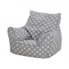 Kindersitzsack DOTS GREY - grau