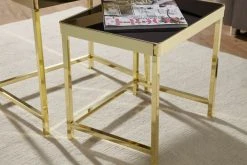 2er-Set Beistelltisch - gold-schwarz - Sicherheitsglas 6 2er-Set Beistelltisch - gold-schwarz - Sicherheitsglas -Wohnzimmer Verkäufe 9003557900 03 1600Wx1600H