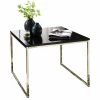 Couchtisch - gold-schwarz - 60 cm breit