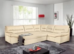 Ecksofa - bisquit - Kunstleder - Liegefunktion links -Wohnzimmer Verkäufe 9003581600 02 1600Wx1600H