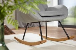 Schaukelsessel - grau - mit Kissen -Wohnzimmer Verkäufe 9003593200 04 1600Wx1600H
