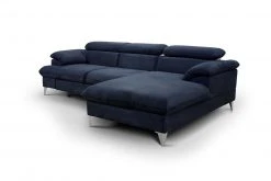 Ecksofa - schwarz - Liegefunktion - Recamiere rechts -Wohnzimmer Verkäufe 9003599400 03 1600Wx1600H