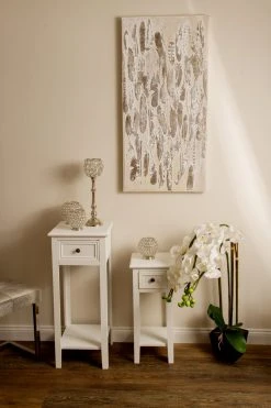 2er-Set Beistelltisch ELEGANCE - weiß - mit Schublade -Wohnzimmer Verkäufe 9003622000 04 1600Wx1600H