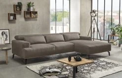 Ecksofa - light brown - Microfaser - Recamiere rechts -Wohnzimmer Verkäufe 9003622100 03 1600Wx1600H