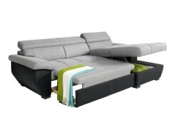 Ecksofa - grau-schwarz - Liegefunktion - Recmiere rechts -Wohnzimmer Verkäufe 9003624000 03 1600Wx1600H