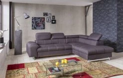 Ecksofa - anthracite - Liegefunktion - Ottomane rechts -Wohnzimmer Verkäufe 9003624400 03 1600Wx1600H