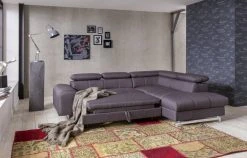 Ecksofa - anthracite - Liegefunktion - Ottomane rechts -Wohnzimmer Verkäufe 9003624400 04 1600Wx1600H