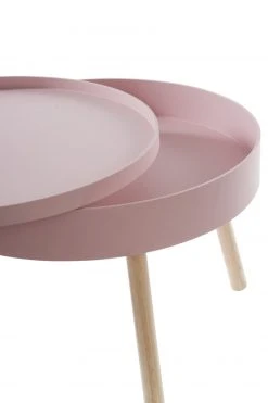 Beistelltisch LYNN - rosa - mit Stauraum -Wohnzimmer Verkäufe 9003653100 03 1600Wx1600H