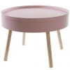 Beistelltisch LYNN - rosa - mit Stauraum