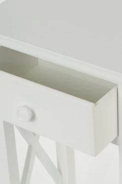 Beistelltisch MERIDAN - weiß - mit Schublade 6 Beistelltisch MERIDAN - weiß - mit Schublade -Wohnzimmer Verkäufe 9003653800 03 1600Wx1600H