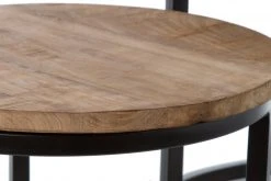 3er Set Couchtisch MOON - natur - Mango massiv -Wohnzimmer Verkäufe 9003656600 03 1600Wx1600H