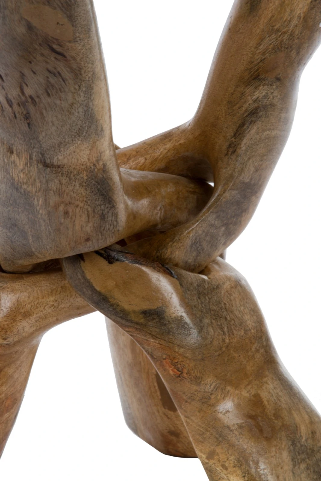 Couchtisch SHARIKA - natur - Glasplatte 3 Couchtisch SHARIKA - natur - Glasplatte – Bild 3