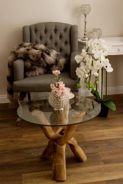 Couchtisch SHARIKA - braun - Holz-Glas -Wohnzimmer Verkäufe 9003657600 04 1600Wx1600H