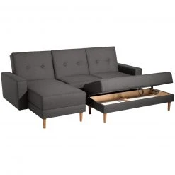 Max Winzer Ecksofa - anthrazit - inklusive Stauraumhocker - Skandi -Wohnzimmer Verkäufe 9003764500 04 1600Wx1600H