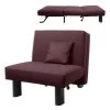 Max Winzer Schlafsessel - burgund-schwarz - Liegefunktion