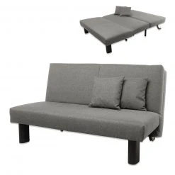 Max Winzer Schlafsofa - hellgrau-schwarz - Flachgewebe -Wohnzimmer Verkäufe 9003765300 09 1600Wx1600H