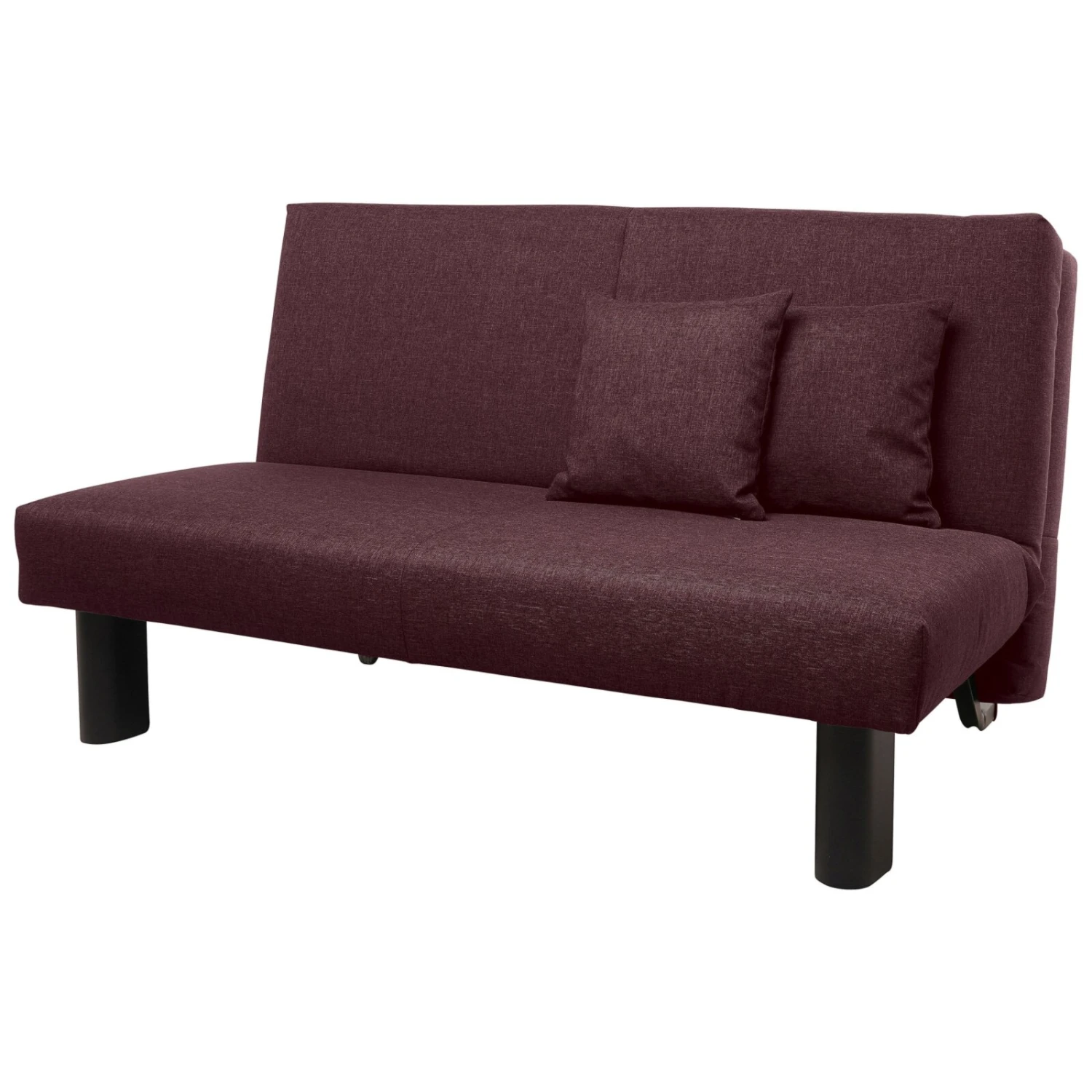 Max Winzer Schlafsofa - burgund-schwarz - Flachgewebe 1 Max Winzer Schlafsofa - burgund-schwarz - Flachgewebe